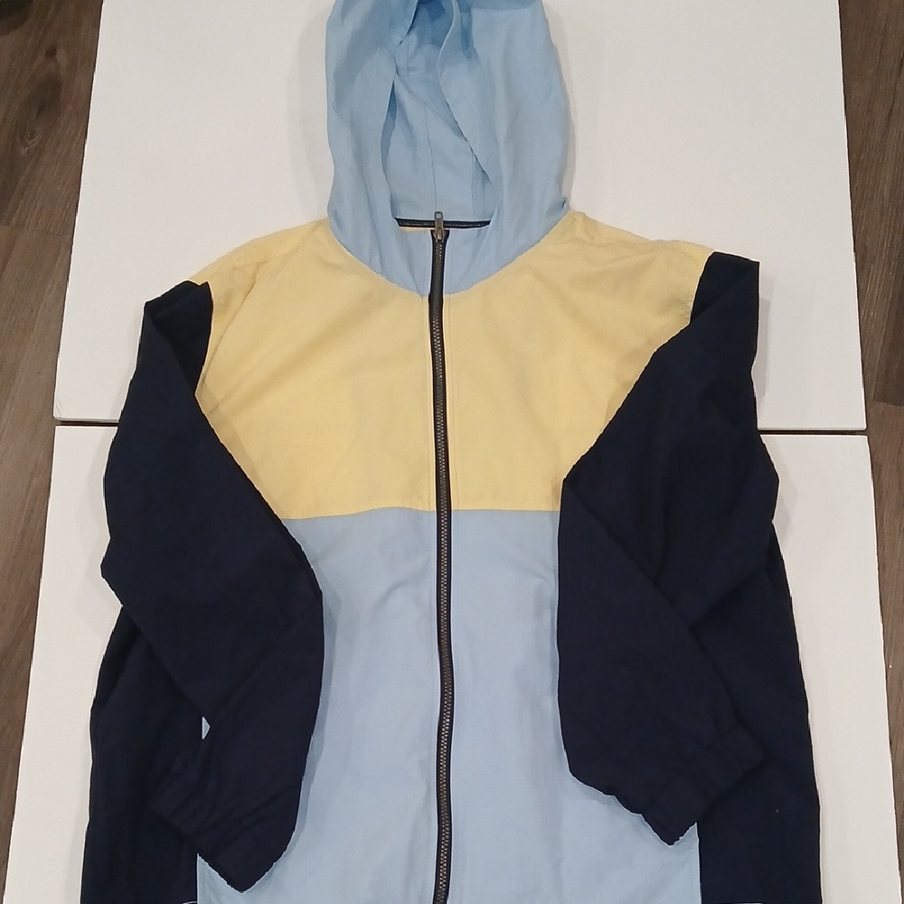 Club Room Two-Tone Hooded Jacket